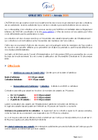 Grille des cotisations 2026